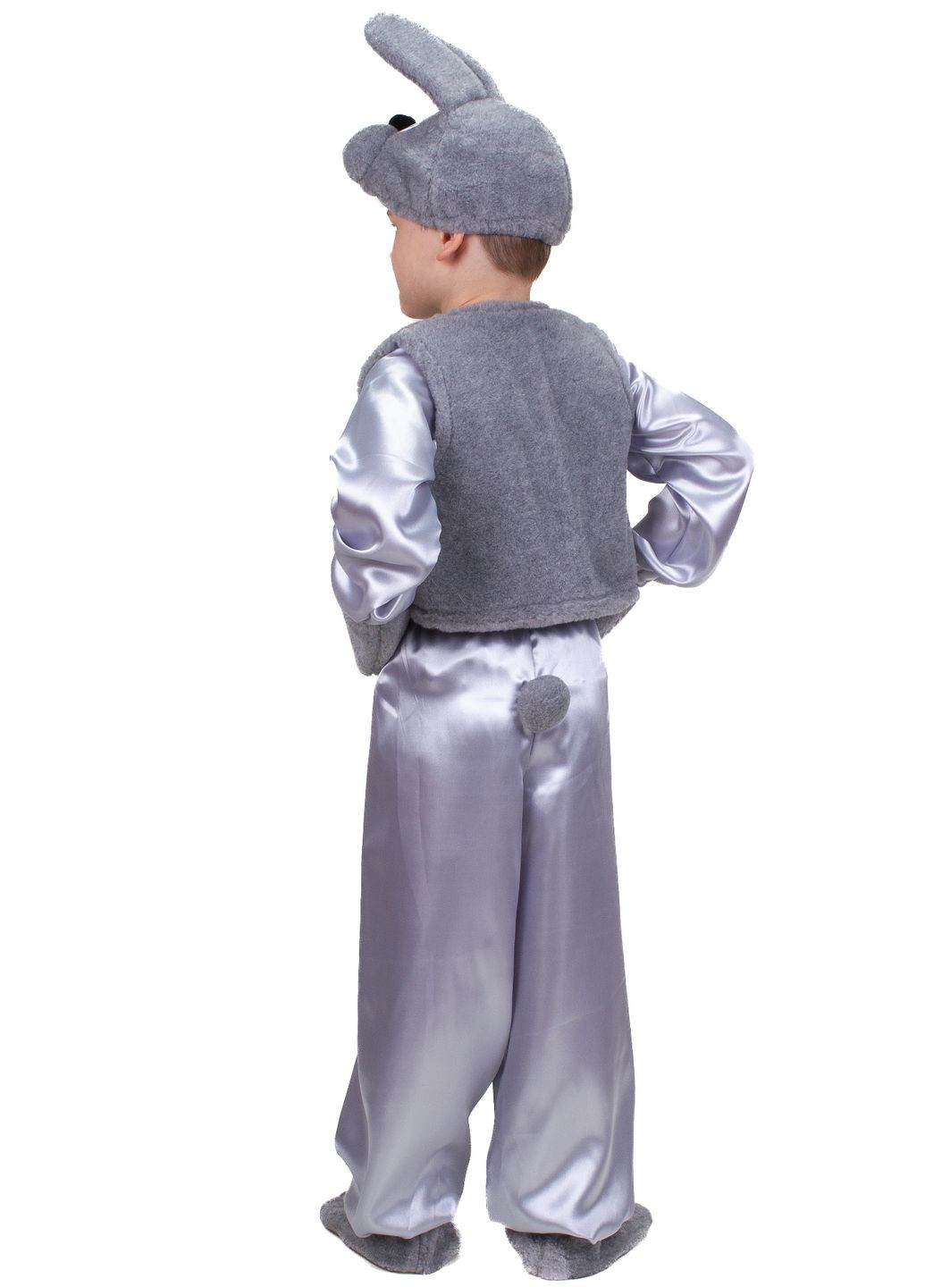 Карнавальний костюм Заєць №4 (сірий) No Brand (362538997)