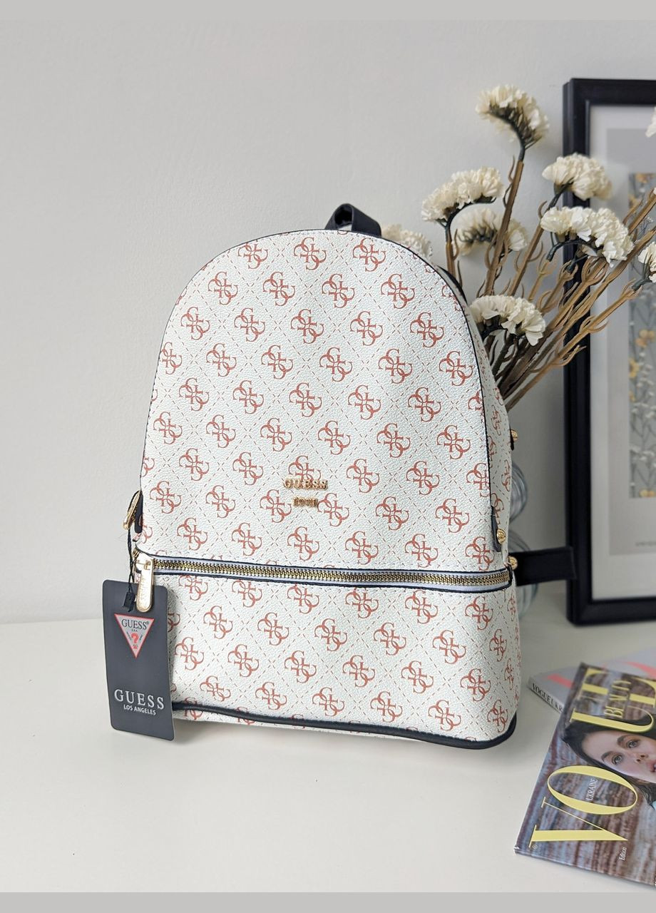 Жіночий білий рюкзак LUX No Brand (322464438)