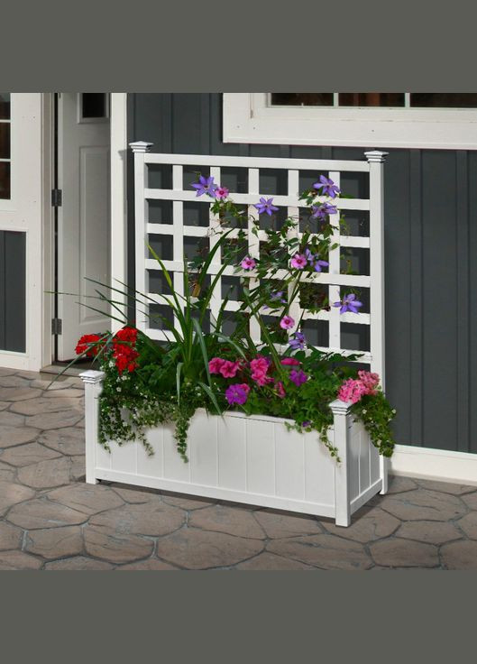 Кашпо зі шпалерою з дерева Трашіганг зефір (КШР-000620) No Brand (328961020)