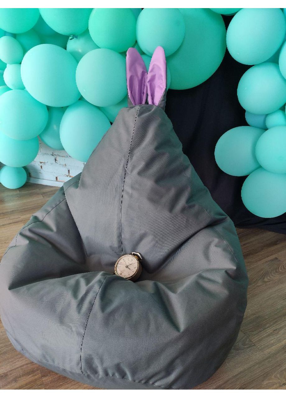 Кресло-мешок Зайка Груша, MEGA XXXL - 160х120 Оксфорд 600D.PU.WR 171 SkyPuff (361258109)