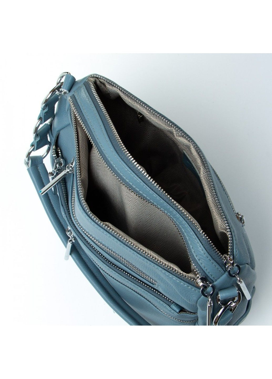 Женская кожаная сумка 8930-9 blue Alex Rai (282557265)