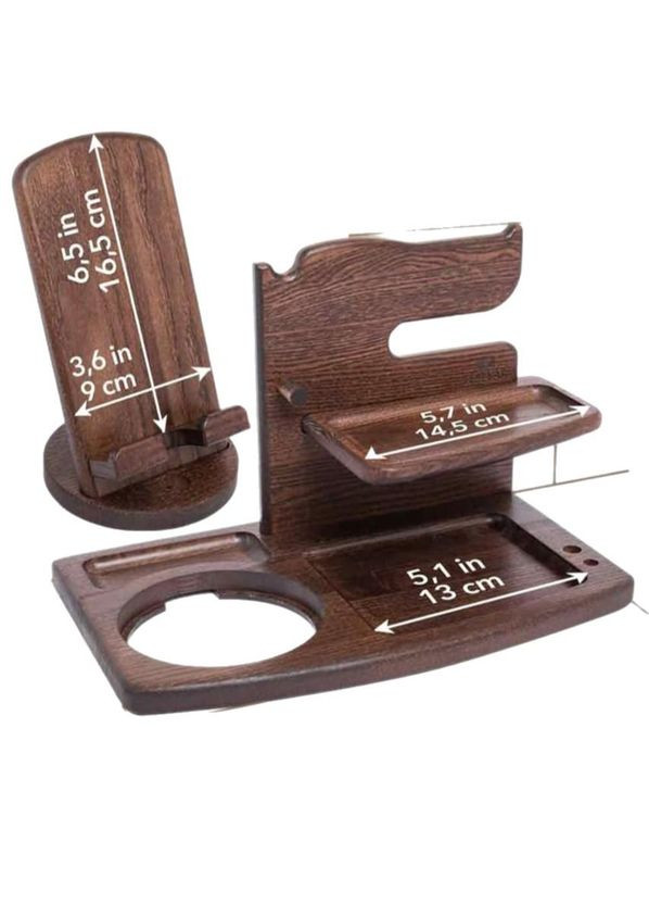 Настільна підставка-органайзер для телефону із гравіюванням No Brand (362268168)