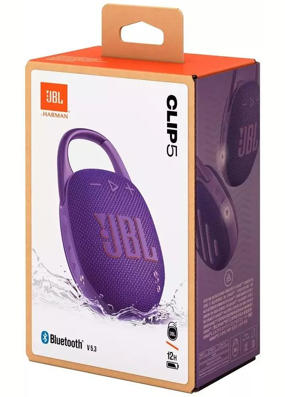 Акустическая система Clip 5 Purple (JBLCLIP5PUR) JBL (341489638)