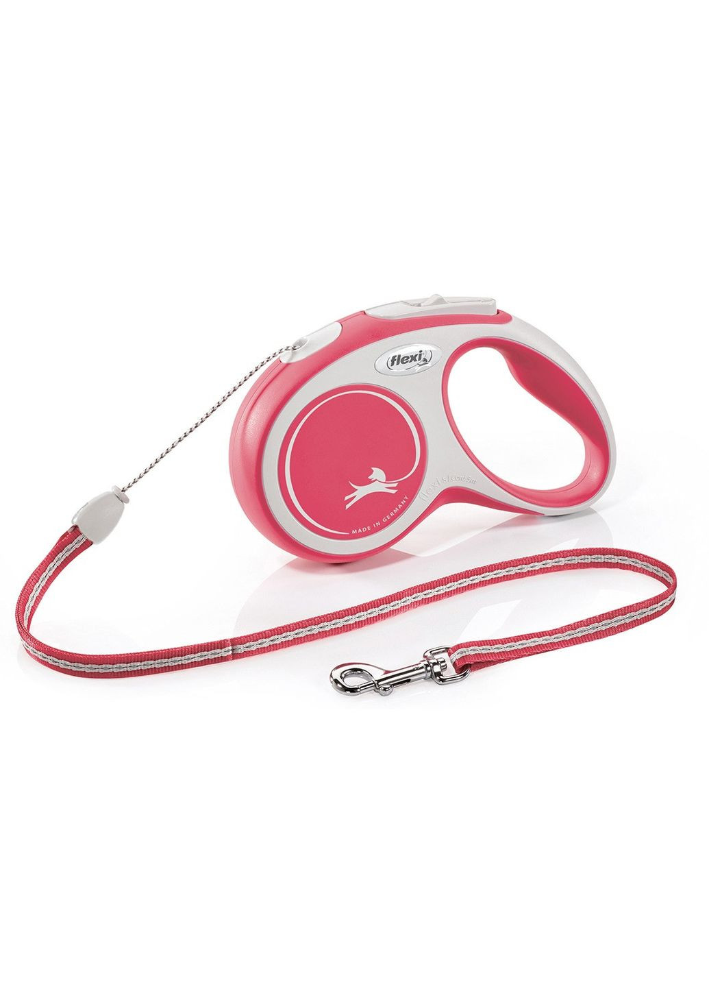 Рулетка поводок New Comfort S Cord 5 м шнур до 12 кг, красная (4000498042823) Flexi (308112252)