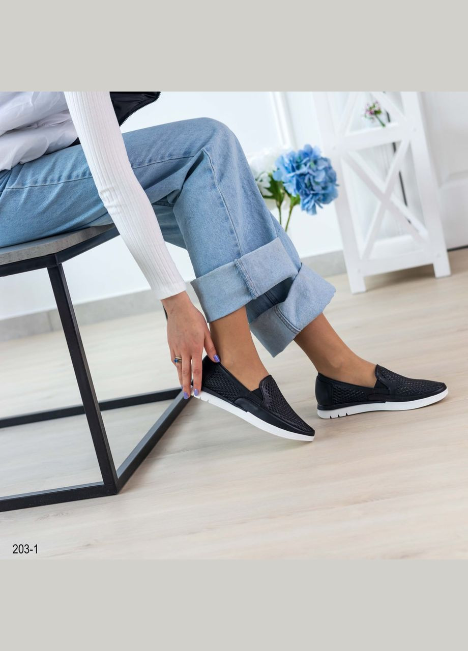 Черные мокасины Vakko