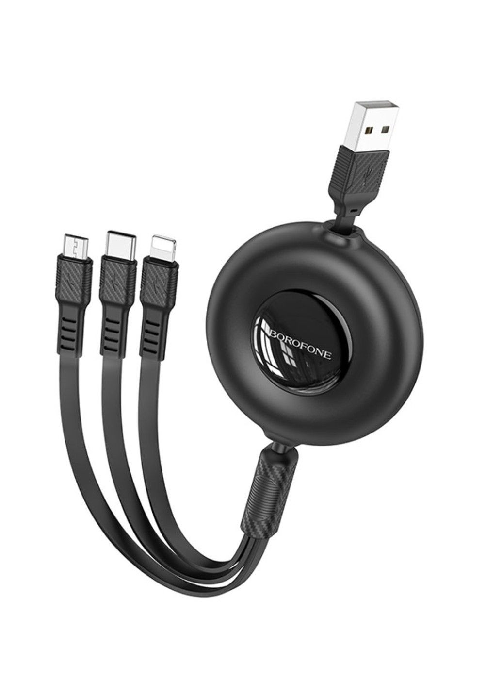 Дата кабель BX74 USB to 3in1 (1m) Borofone (291881120)