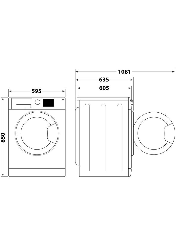 Прально-сушильна машина FFWDB 1176258 BCV UA WHIRLPOOL (306528239)
