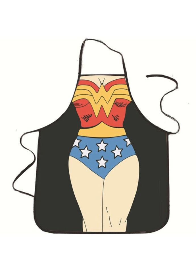 Фартук с приколом Леди с звездочками 5577 71х54,5х0,2 см Fashion (336148043)