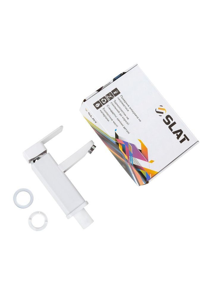 Змішувач для умивальника SLT-B001W Slat (373267279)