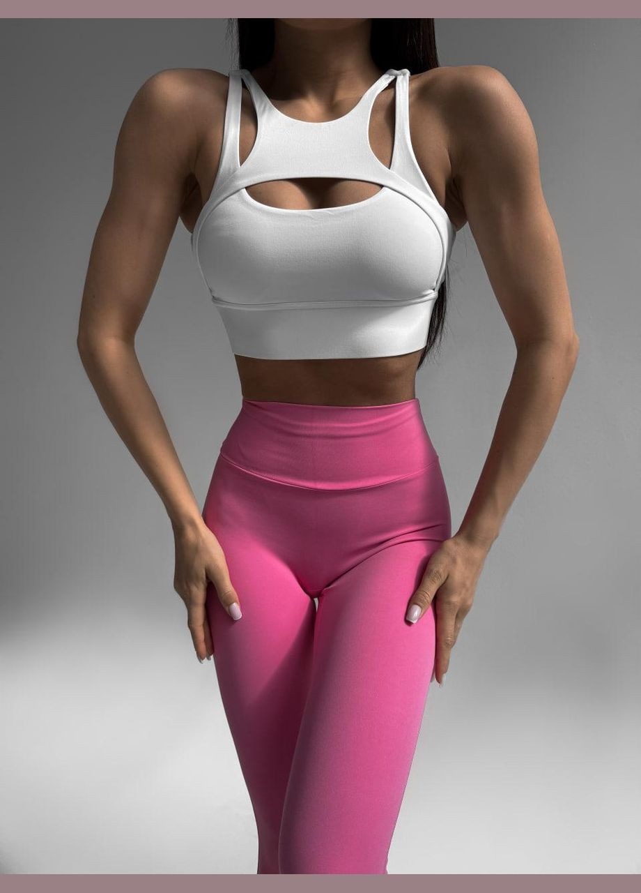 Легінси з кишенями та ефектом пуш-ап, кольору фуксії, розмір L Trends (330756862)