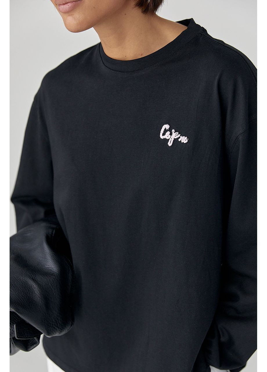 Лонг свободного фасона с надписью Lurex (365629467)