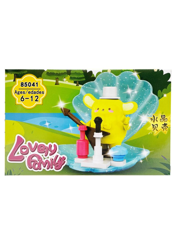 Дитячий ігровий конструктор "PomPomPurin" 85041-8 пластикові деталі Bambi (341744894)