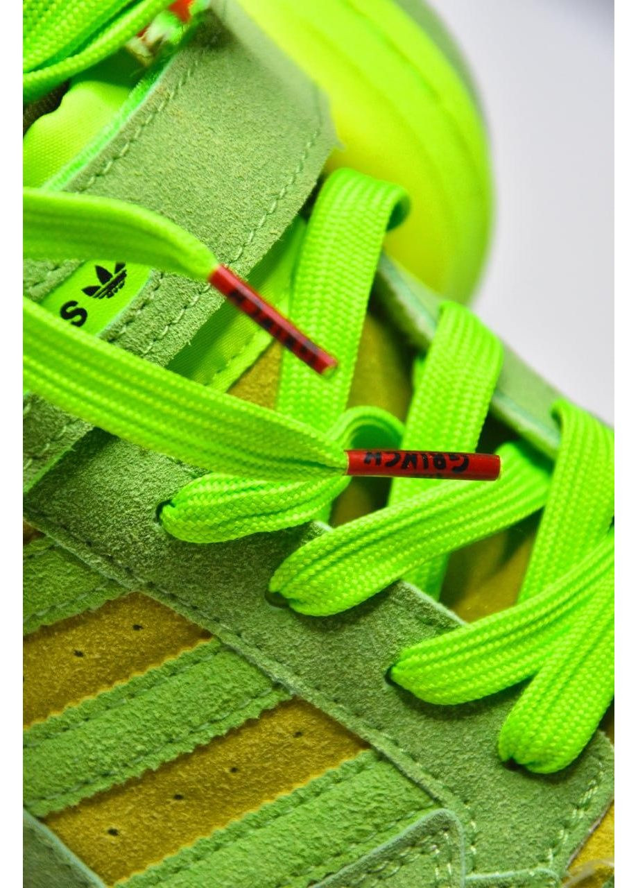 Зелені Осінні кросівки чоловічі adidas forum low the grinch адідас форум No Brand