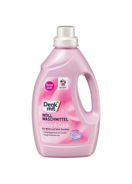 Гель для вовни та делікатних тканин Woll Waschmittel Cozy Care 1.5 л 30 прань Denkmit (361051927)