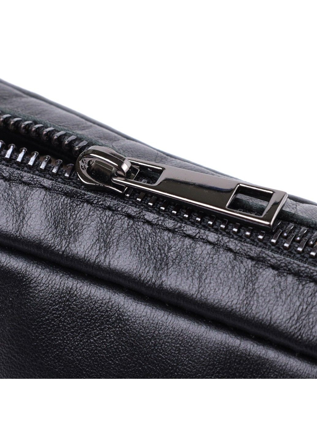 Классическая сумка кросс-боди из гладкой натуральной кожи 22841 Черная Shvigel (307053970)