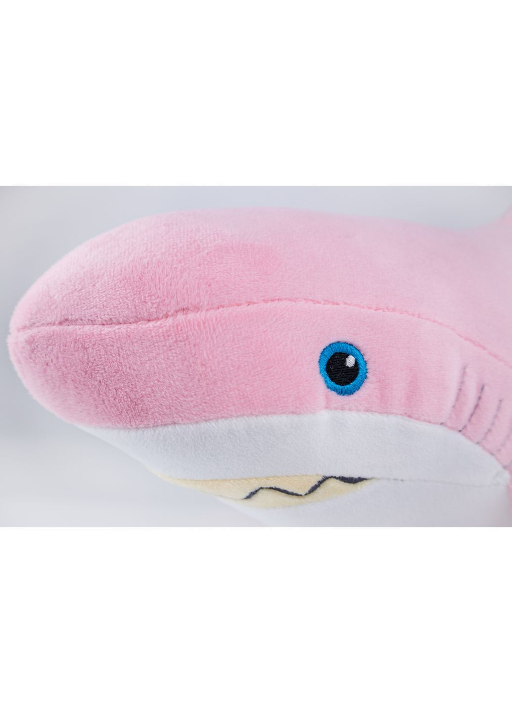 М'яка іграшка акула рожева 52см для дітей від 3 років плюшева безпечна іграшка ProDobro (366030667)