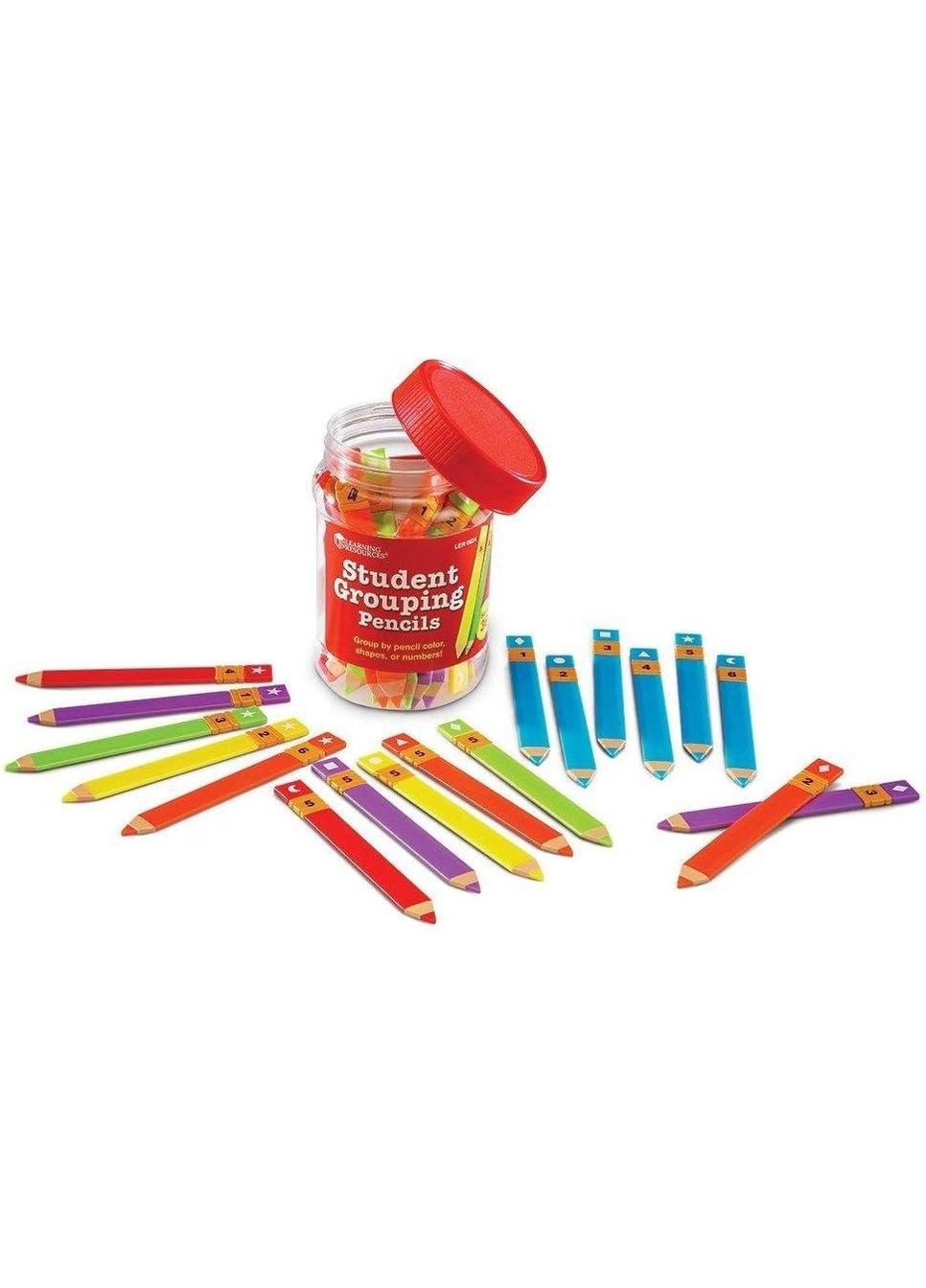 Учебный набор "Цветные карандаши для группировки учащихся" Student Grouping Pencils Learning Resources (338426066)