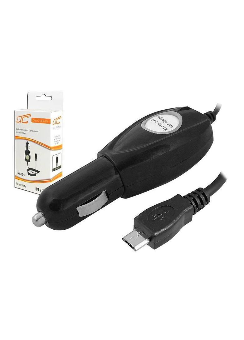 Автомобильное зарядное устройство для LTC micro USB 2.1A 5V 1.2м в прикуриватель LXG254 No Brand (342100791)