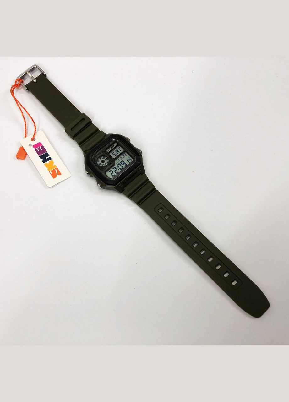 Часы наручные мужские 1299AG, часы тактические противоударные, часы тактические противоударные Skmei (364664470)