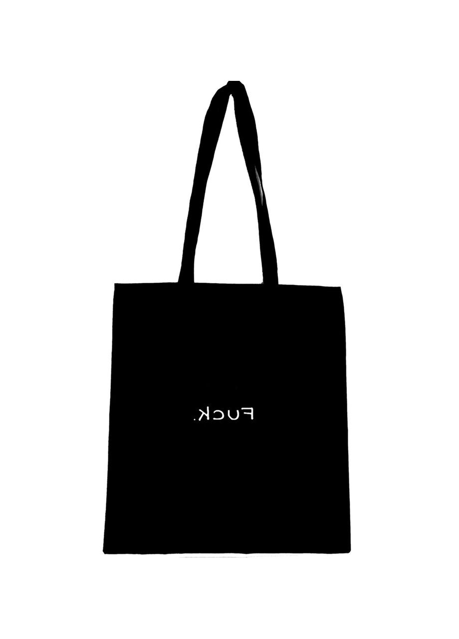 Еко сумка шопер з написом " kcuF " Handmade (292713419)
