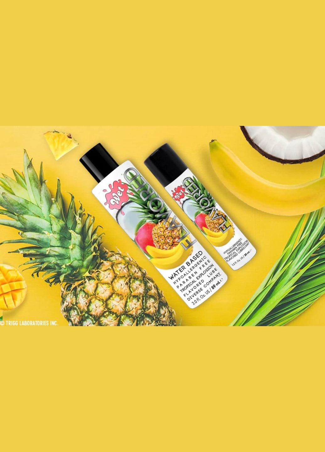 Їстівний лубрикант Flavored Tropical Fruit Explosion (смак тропік) 89 мл Wet (331171371)