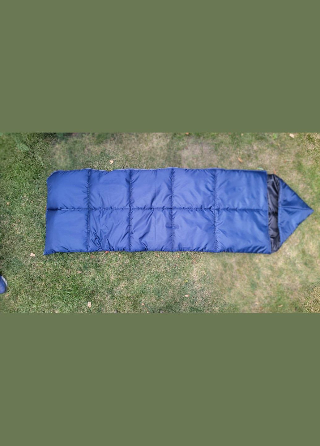 Спальний мішок ЗИМА (ковдра з капюшоном), Синій, ширина 90 см Украина ТД (318020537)