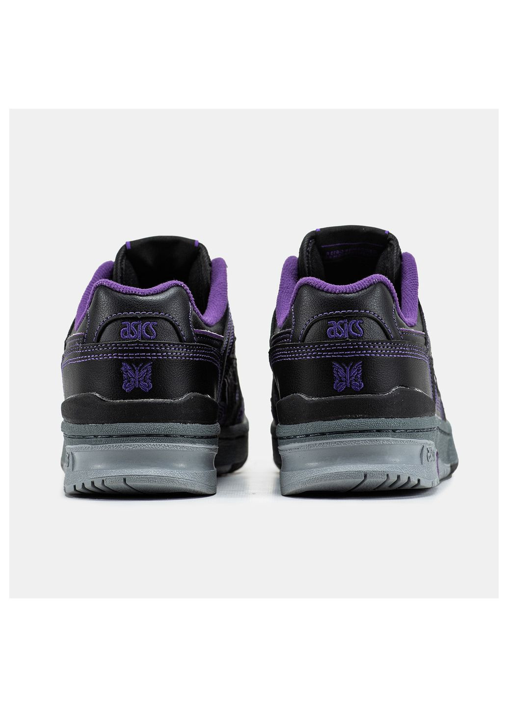 Чорні Осінні кросівки чоловічі asics black violet No Brand EX89