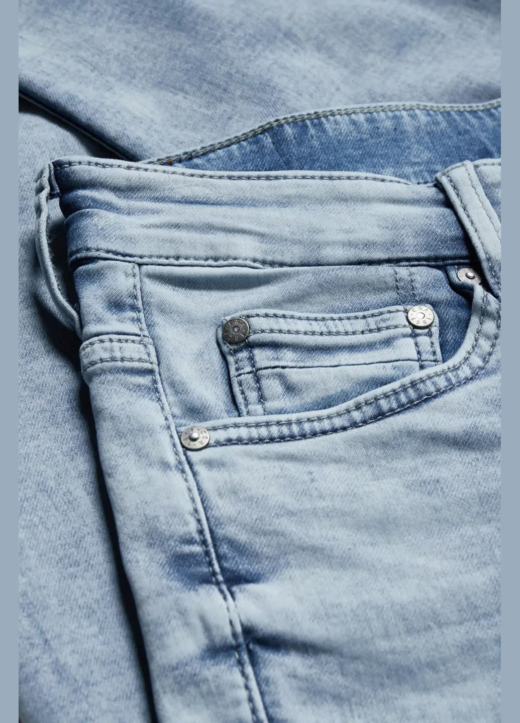 Голубые демисезонные джинсы slim fit C&A