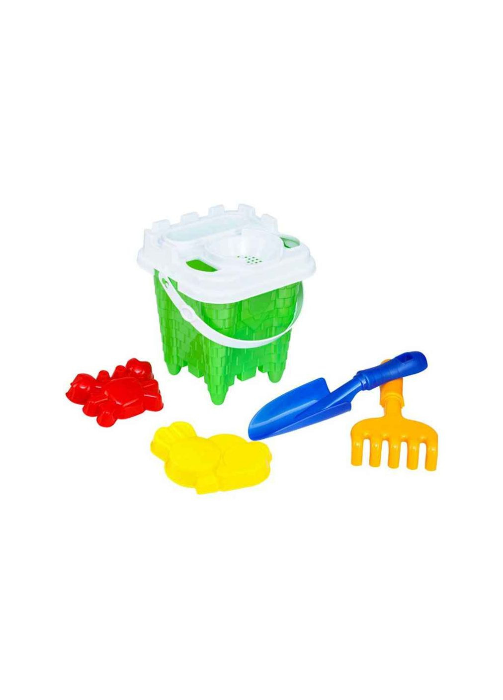 Ведро БАМСИК №5 + лопата, грабли, ремни арт.1264 Bamsic (354341808)