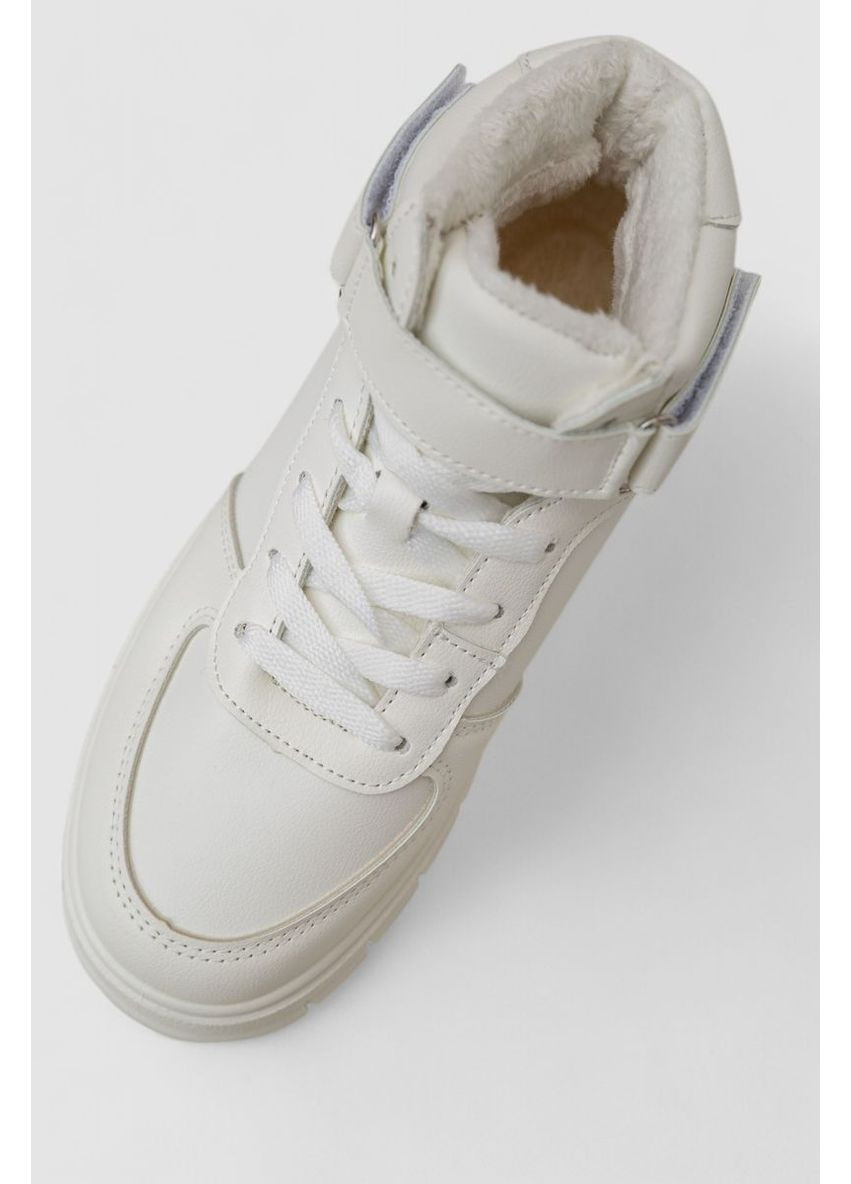 Кроссовки женские зимние на меху,, 248RMB05 Ager белые всесезоны (369973547)