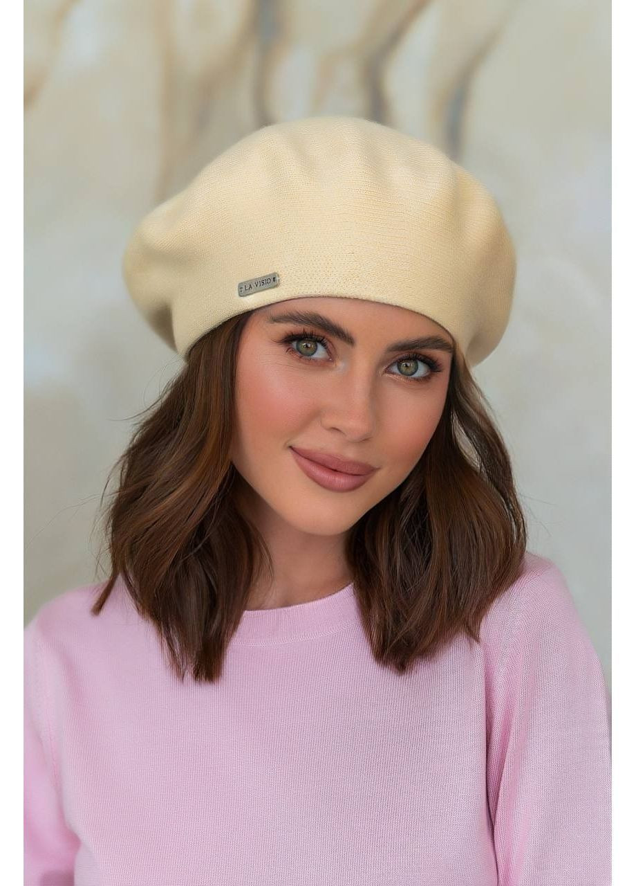 Берет вязаный, цвет Желтый. Fashion (365072440)