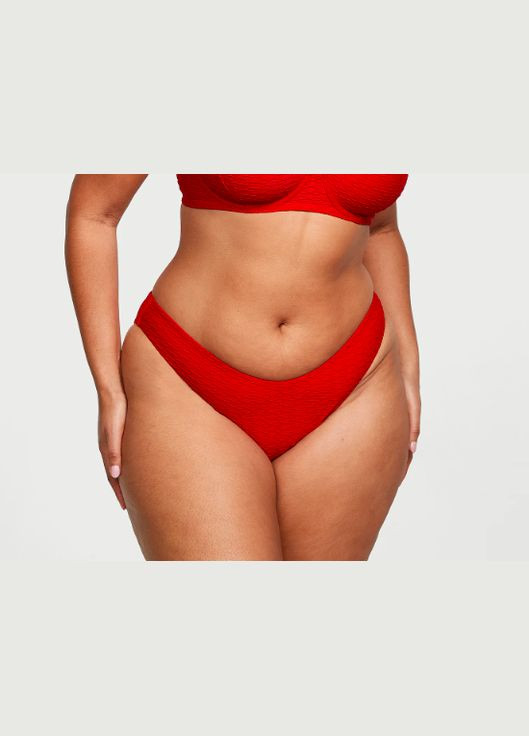 Червоний літній женский купальник brazilian bikini bottom red Victoria's Secret