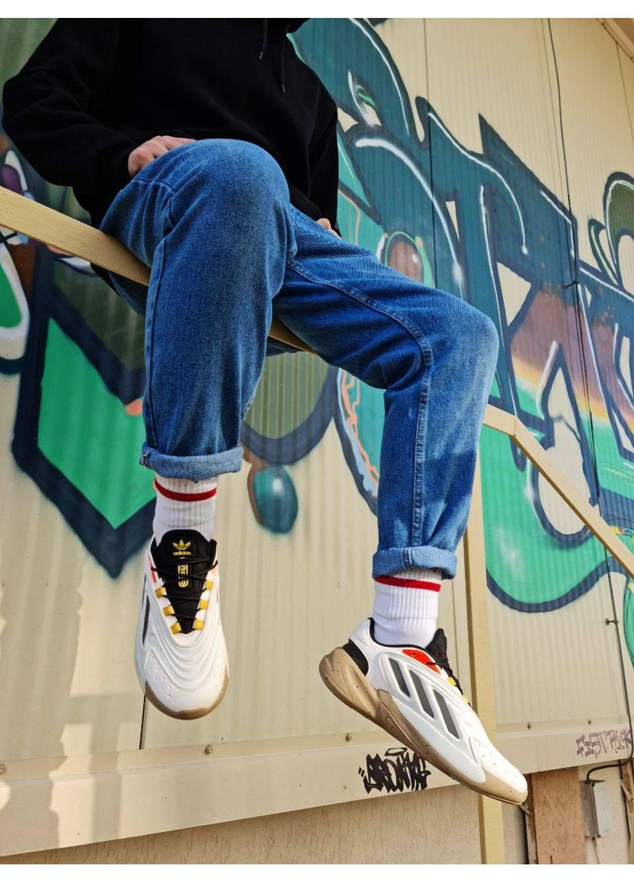 Цветные демисезонные кроссовки мужские adidas ozelia colors адидас озелия No Brand