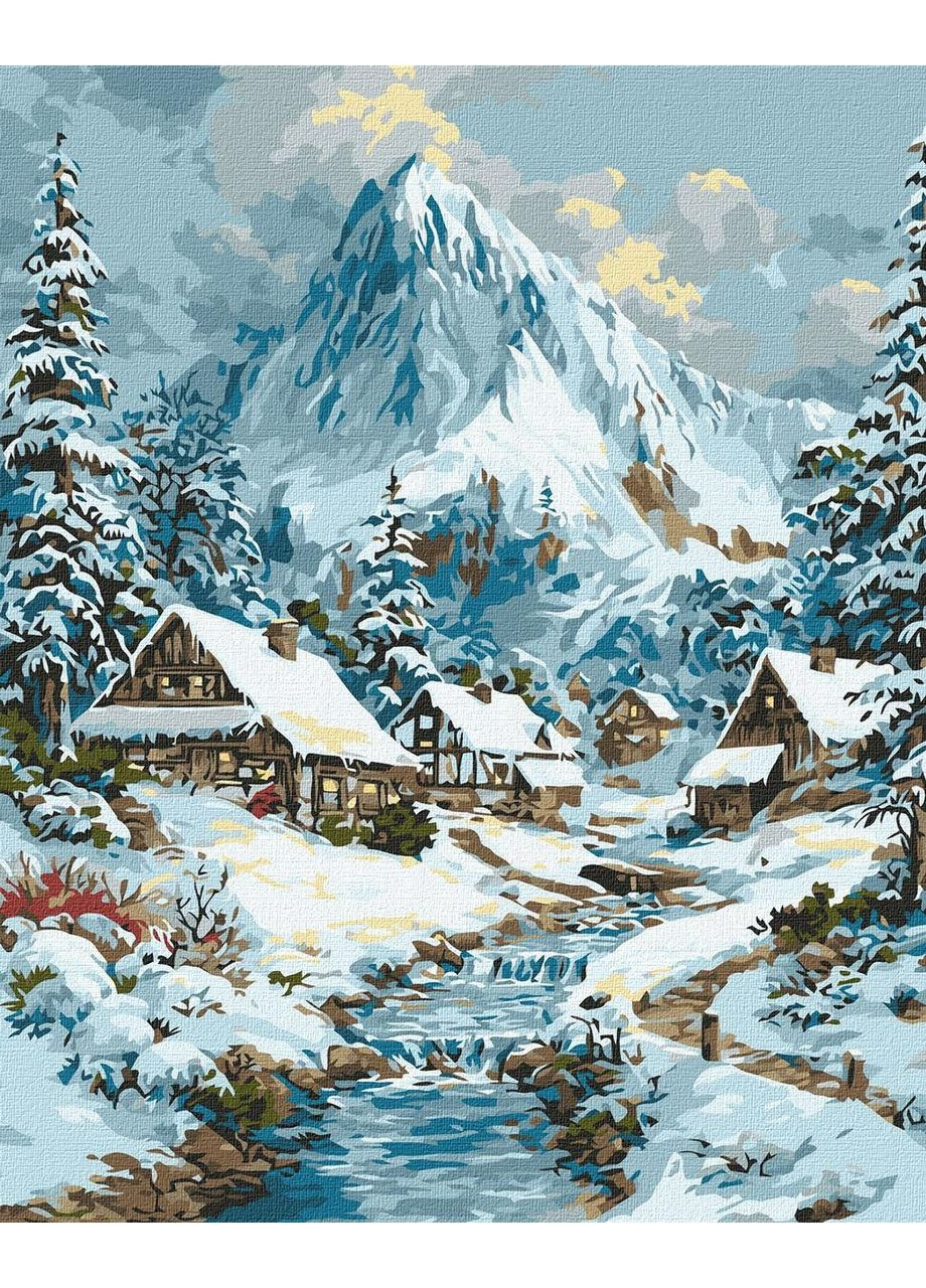 Картина за номерами Новорічний краєвид 40 х 50 Ідейка KHO6420 IDEYKA (365750102)