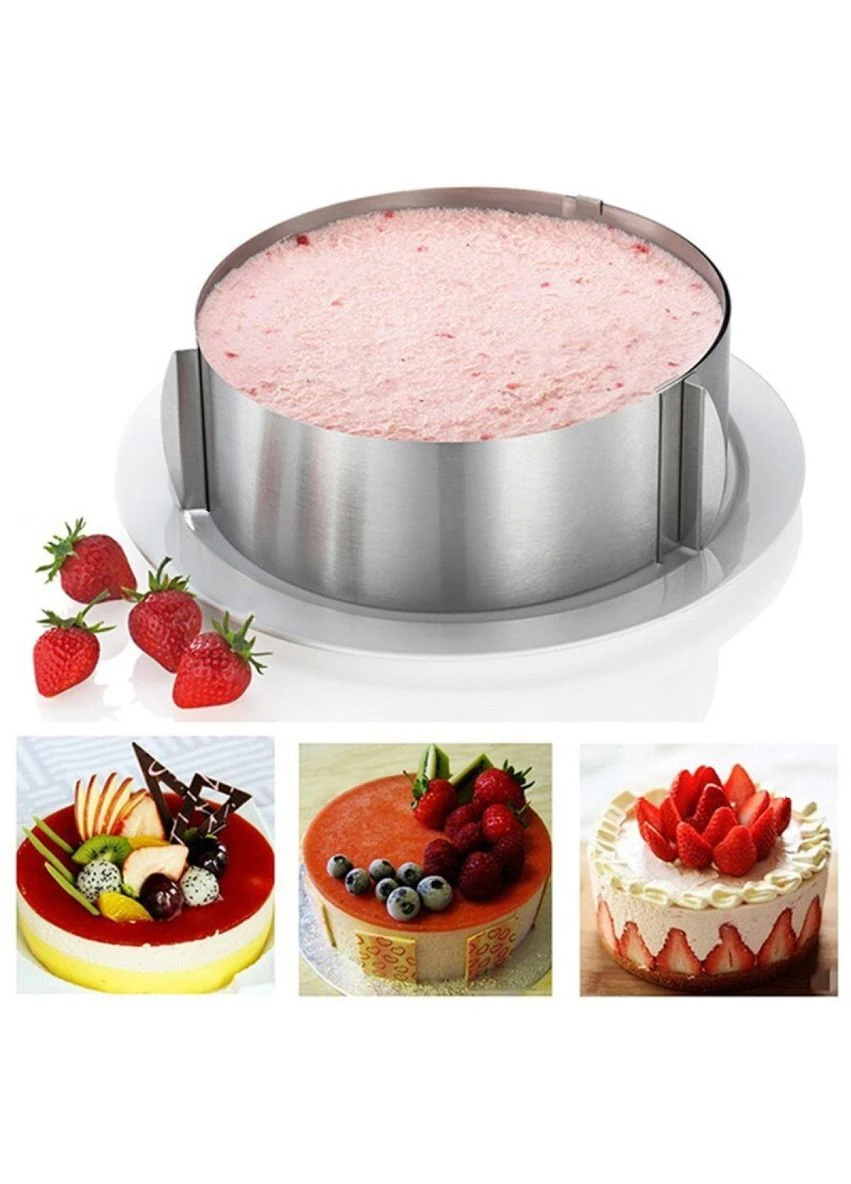 Раздвижное кольцо Cake Ring 16-30 см форма для выпечки BIG (394590758)