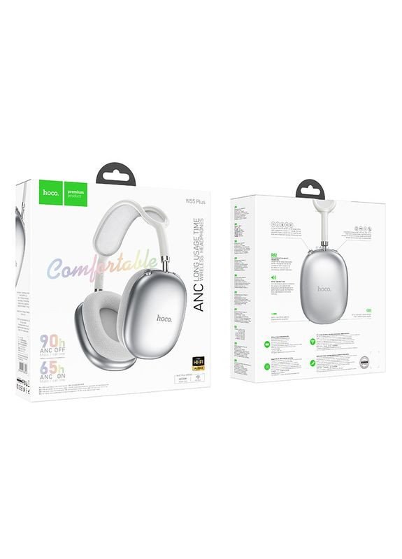 Накладні бездротові навушники W55 Plus Happiness ANC noise reduction Hoco (369668202)