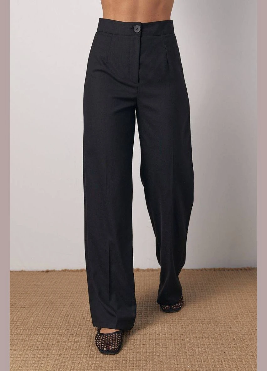 Класичні жіночі штани з високою талією Lurex Брюки (333942733)