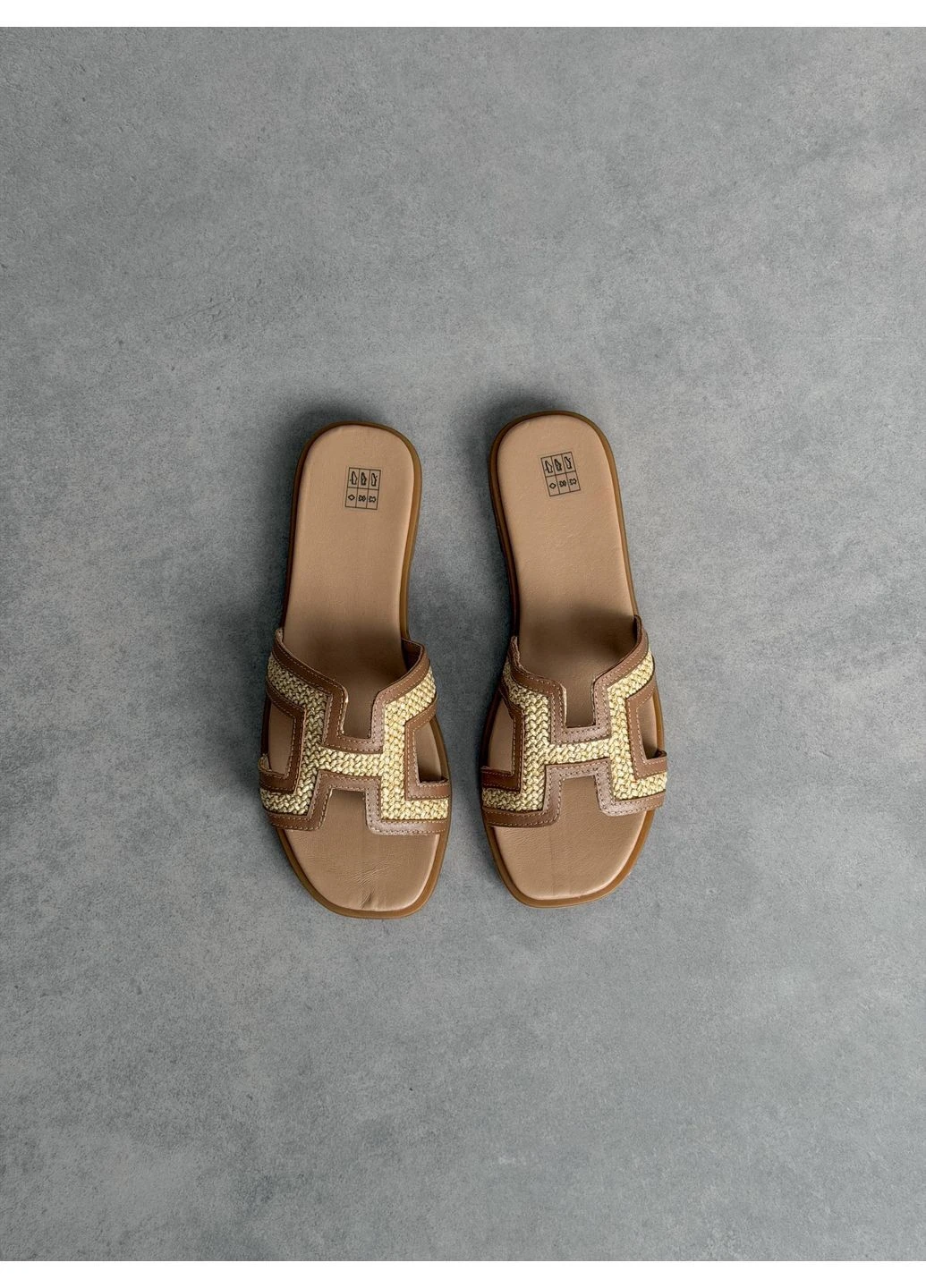 Шкіряні шльопанці No Brand (391916406)