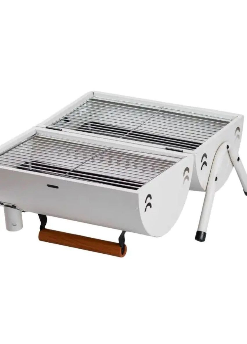 Мангал угольный двусторонний 38×28×40 см с решеткой HP452GBE TS Kitchen (390100648)