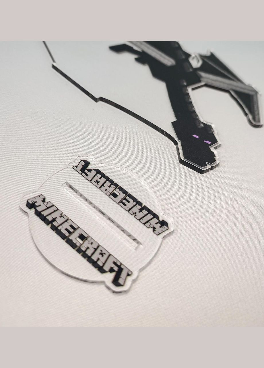 Акриловая коллекционная фигурка Minecraft Майнкрафт Дракон Края 15 см No Brand (339619321)