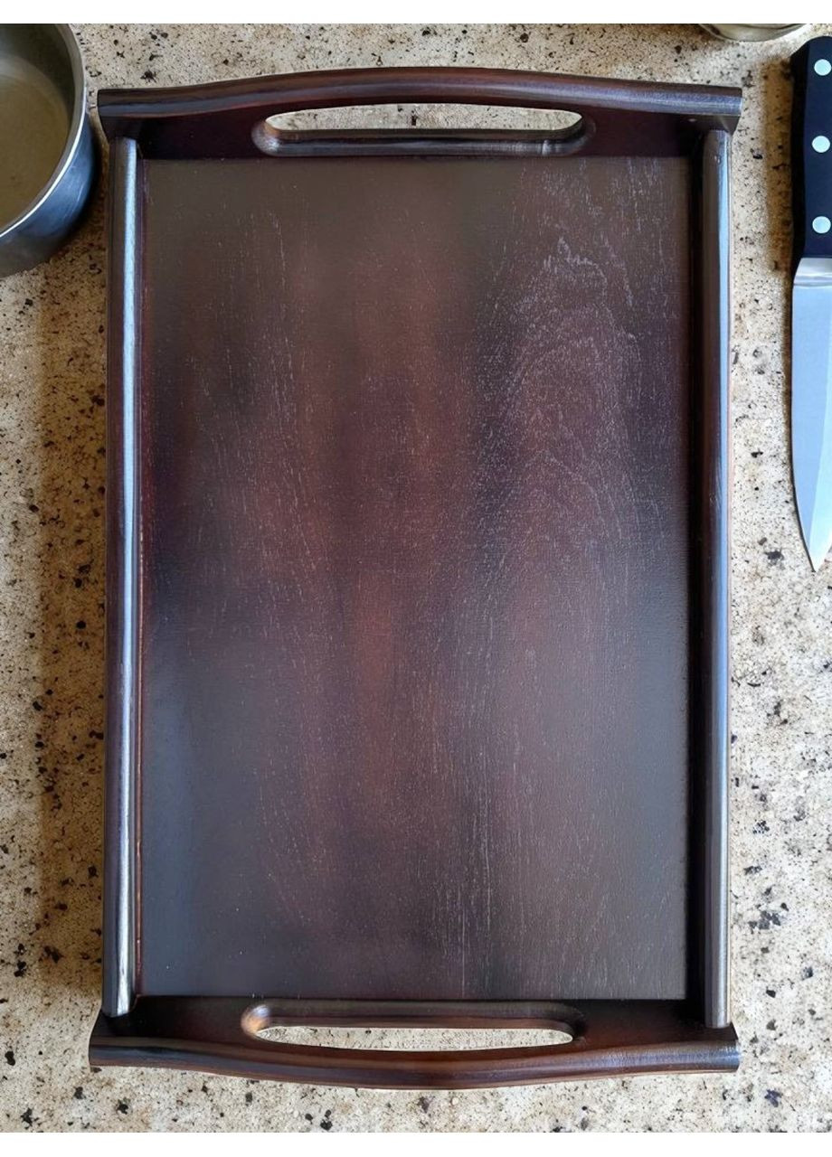 Складной кофейный столик для завтрака в кровать темний 42×28×17 см №6 No Brand (362193169)