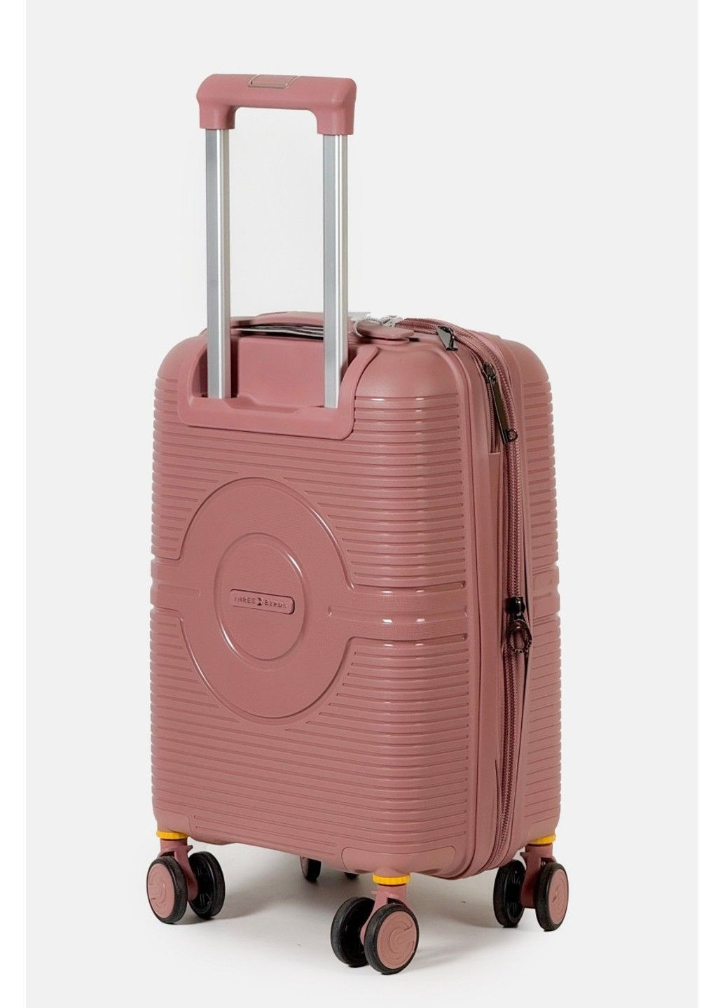 Маленький пластиковый чемодан ручная кладь 2022-28-4PK Three Birds (370944569)