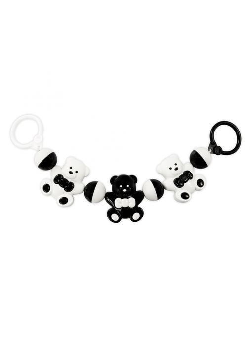 Брязкальце для коляски Ведмедик, чорно-білий () Akuku A0468 (370934487)