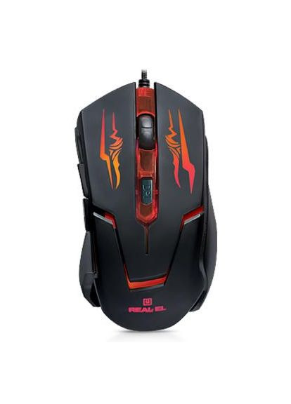 Мышка Real-El RM-520 Gaming, black (366659021)