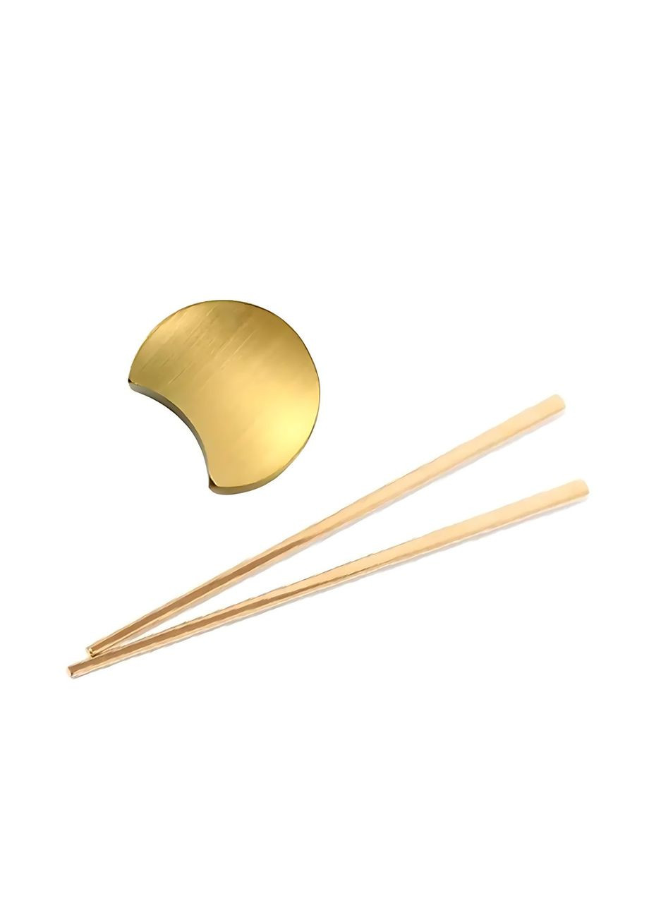 Комплект золотой подставки и палочек для суши – золото для дома ресторанов, кафе. REMY-DECOR (293152715)