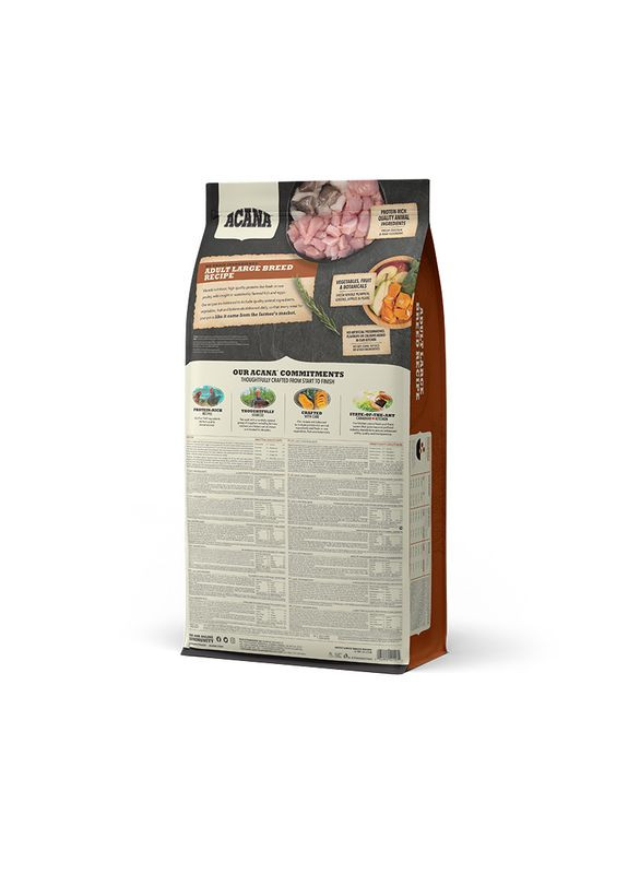 Сухой корм для собак Adult Large Breed Recipe для взрослых собак крупных пород 17 кг (a52117) Acana (280951589)
