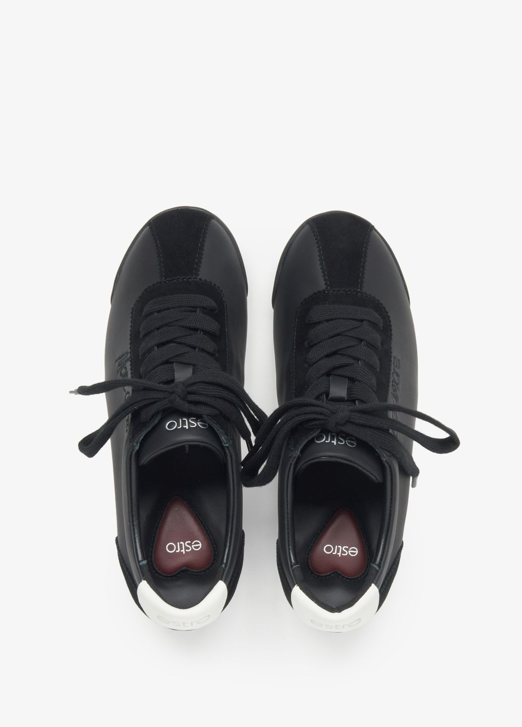 Кроссовки, цвет черный Estro чёрные демисезоны (324162351)