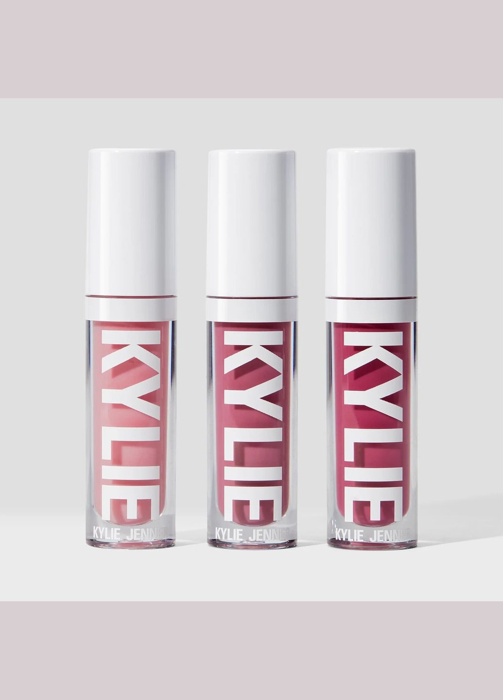 Набір блисків для губ - плампери Plumping Gloss Trio Gift Set Kylie Cosmetics (304029781)