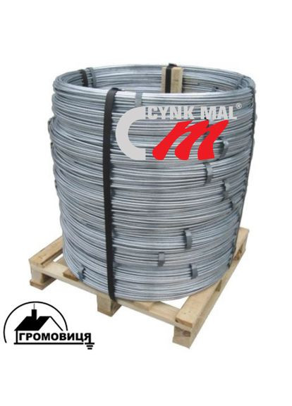 Катанка оцинкованная 10 мм (бухта 50кг-80,5м) Cynk-Mal (364552867)