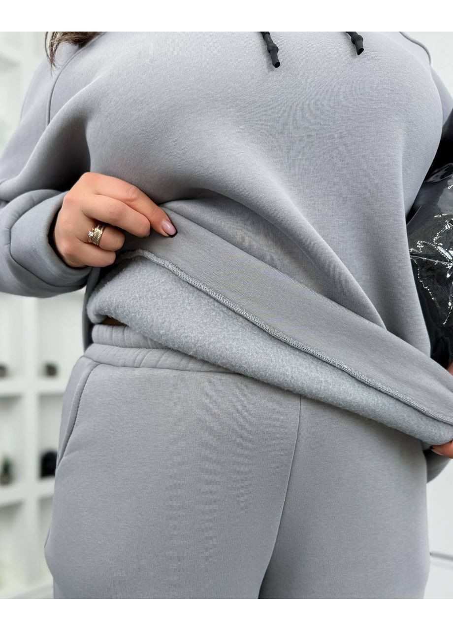 Костюм спорт-шик з турецької тринитки пеньє на флісі ❄️❄️❄️ Україна (372045802)